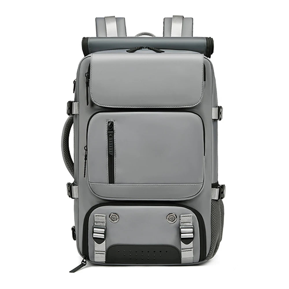 Waterproof Travel Backpack with USB Charging Port and Shoe Compartment