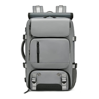 Waterproof Travel Backpack with USB Charging Port and Shoe Compartment
