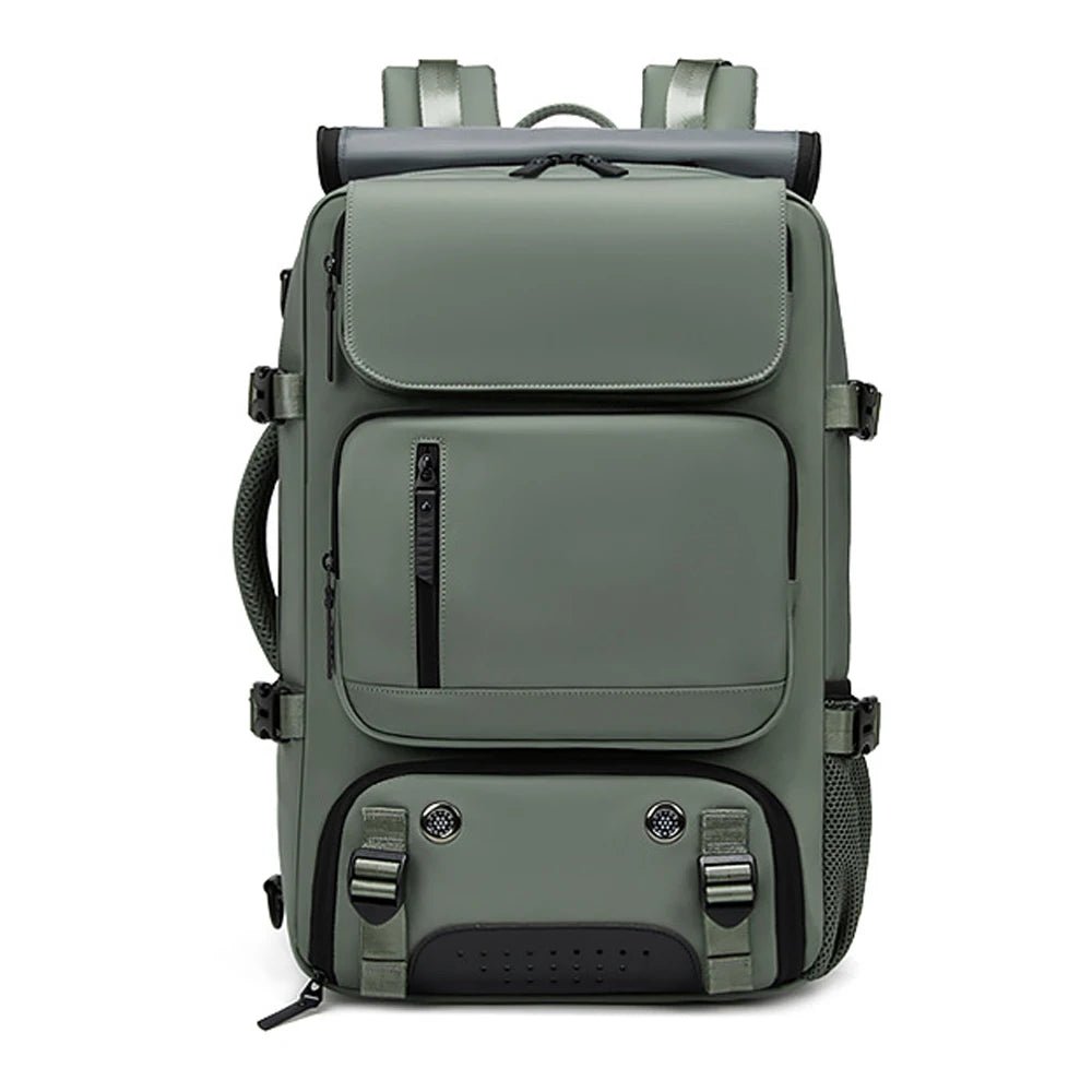 Waterproof Travel Backpack with USB Charging Port and Shoe Compartment