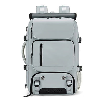 Waterproof Travel Backpack with USB Charging Port and Shoe Compartment